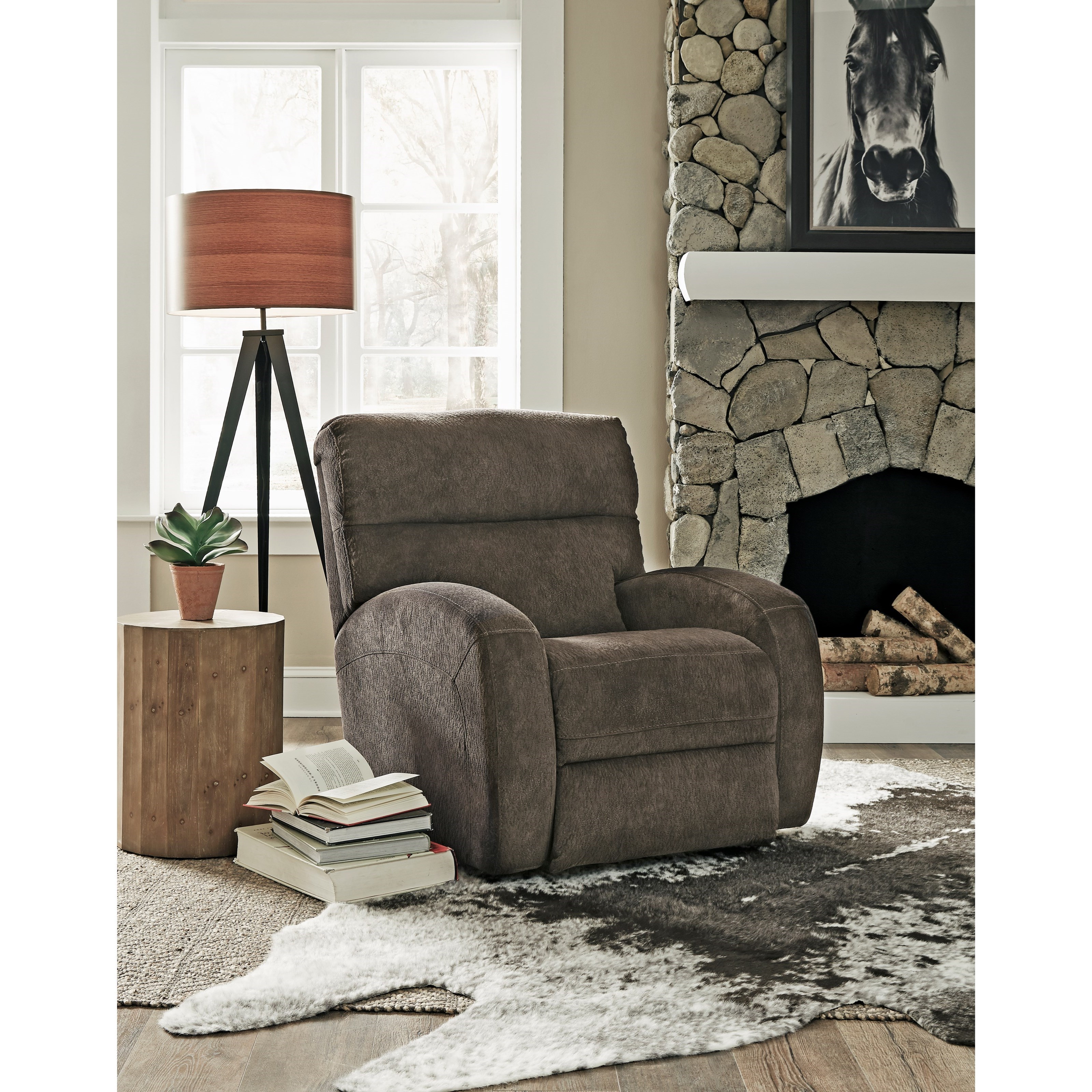 Southern motion top swivel rocker recliner